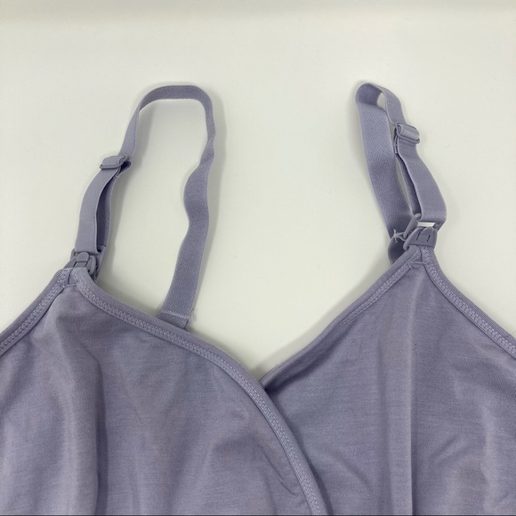 Storq Full Cup Bra Nursing Wireless Lilac - Picture 9 of 13